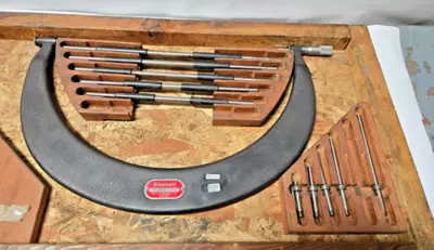 Starrett 724 Outside Micrometer Set 12" - 18" Made in USA