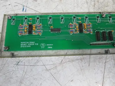 Rapistan Demag DF65157649 Magnet Sensor PCB Board In Aluminum Housing