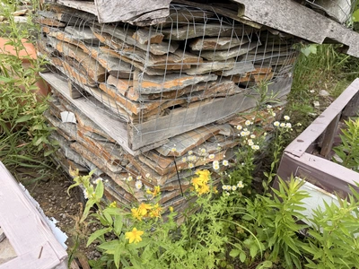 USED GET REAL NATURAL SLATE STONE ARCHITECTURAL SERIES APPROXIMATELY 250SQ FT