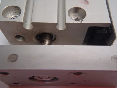 USED SMC PNEUMATIC GUIDED CYLINDER