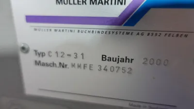 2000 MULLER MARTINI Corona C12-31 Perfect Binders | Machinery Solutions Group, Inc. (21)