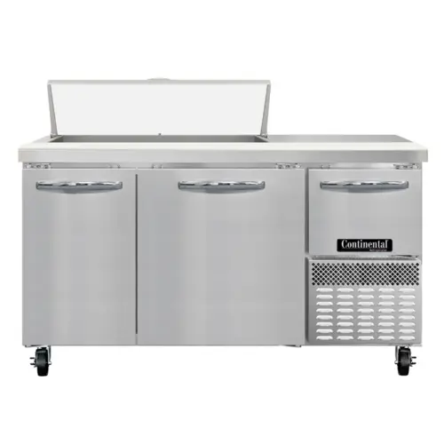 Continental RA60SN10 60" Sandwich/salad Prep Table W/ Refrigerated Base, 115v