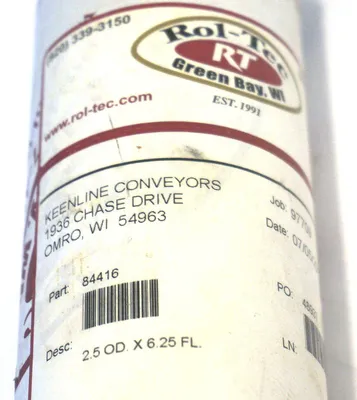 NEW ROL-TEC KEENLINE 84416 RUBBER COATED CORE 2.5OD X 6.25FL