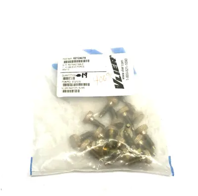 New | in-Stock Vlier Plunger Screw Knurled Knob M6x1.0, 0.512" Thread Length 19-PACK Nuts & Screws Michigan US | Maverick Industrial Sales #1456767