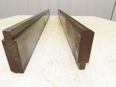 Press Brake Punch Die Set 39" Long 90° Offset Z Bend V 1/4" W 3/32" D