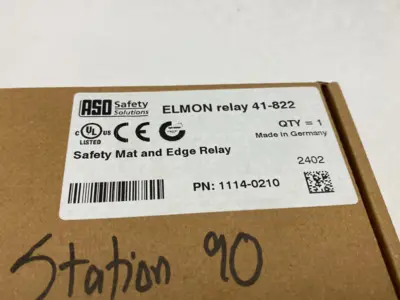 USED ASO SAFETY SOLUTIONS, AUTOMATION DIRECT SAFETY MAT AND EDGE RELAY
