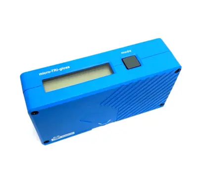 USED BYK GARDNER MICRO-TRI-GLOSS GLOSS/THICKNESS METER TRI-ANGLE