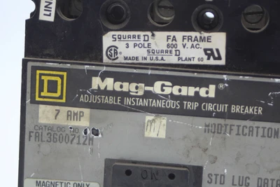 Used Square D FAL36007 Circuit Breakers California US | Davliegogo LLC #1705239