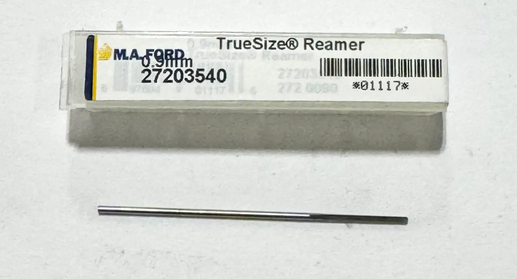 M.A. Ford TrueSize 0.9mm Solid Carbide Reamer Straight Flute USA Made