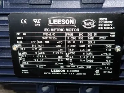 USED LEESON C80T17FZ53A