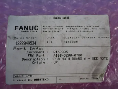 USED FANUC A16B32000780