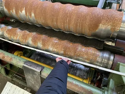 USED LISSE 1250 X 8 MM CORRUGATED