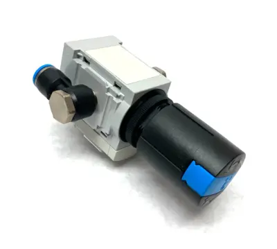 USED FESTO PRESSURE REGULATOR 1/4" PORTS MS4-LR-1/4-D6-AS