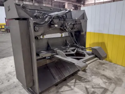6' x 3/8" HTC MODEL #375-6S HYDRAULIC SHEAR: STOCK #21236