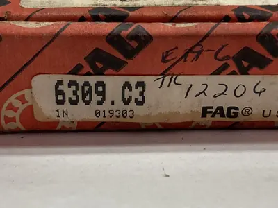 Used FAG 6309.C3 Bearings | Surplus Asset Holdings #1199977