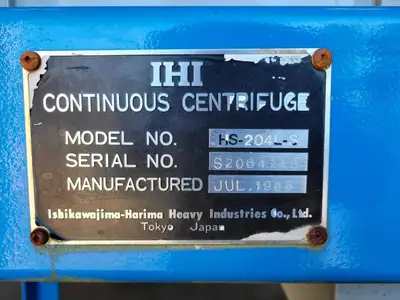 Used IHI HS-204L-S Biotechnology British Columbia CA | Lenmark #279430