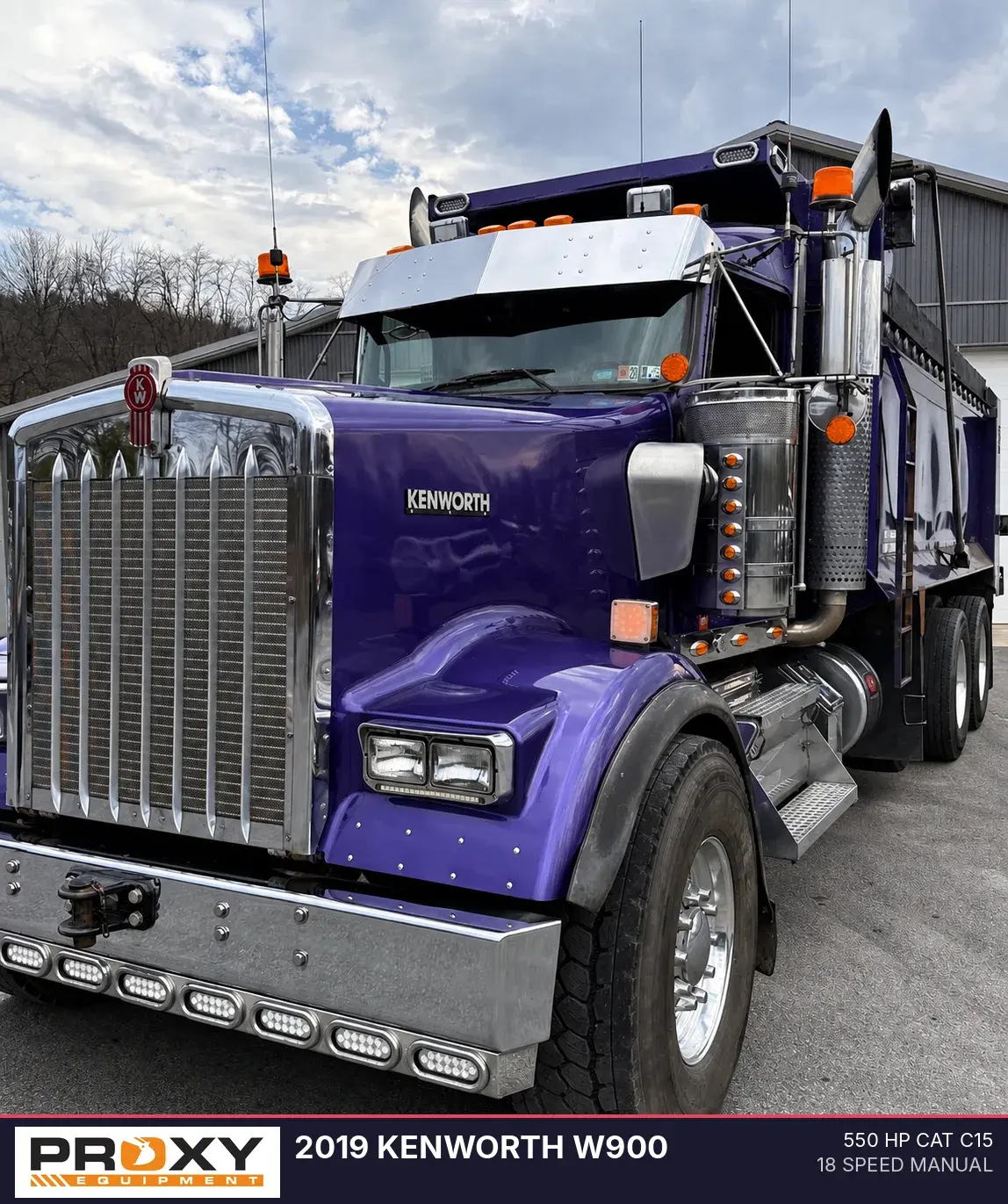 Used 2019 KENWORTH W900 Dump trucks Pennsylvania US | Proxy Equipment #1388719