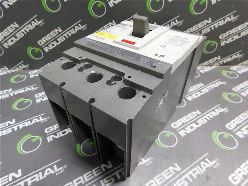 LS Industrial TD 125NU Circuit Breaker 600VAC 50/60Hz 80A TD125FTU Trip Used