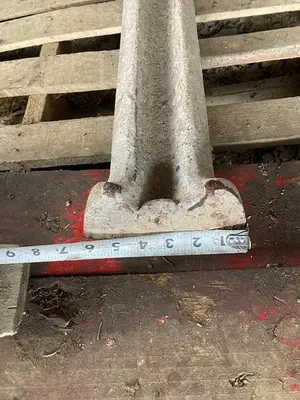 Used AFTERMARKET 5-7/8” TO 6” DIAMETER X 31” LENGTH CABLE TOOL DRILLING CHISEL BIT Other Cutting Tools Pennsylvania US | East West Machinery & Drilling #1417187