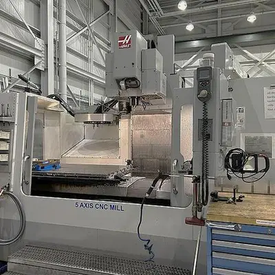 2008 Haas VR-8/40  5-Axis Head, WIPS Renishaw Tool & Part Probe, Coolant Thru the Spindle, Programmable Coolant, Remote Jog Handle