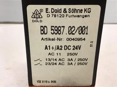 USED E DOLD & SOHNE KG BD5987.02/001