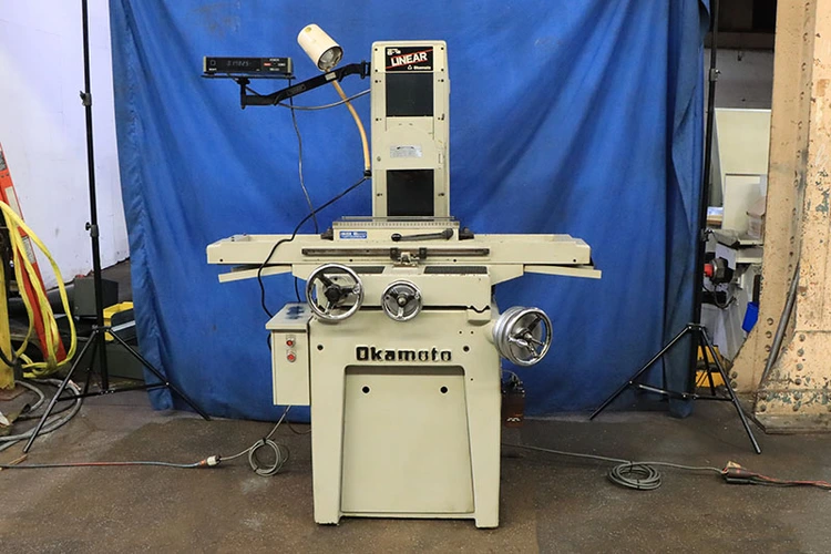 Used 1994 Okamoto LINEAR 618B, 1994, 1X DRO, ROLLER BEARING TABLE, Reciprocating Surface Grinders New Jersey US | Machinery Values #1460729