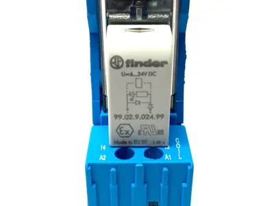 Used Finder Gen. Purpose Relay, 99.02.9.024.99 LED Diode, 94.04 Base Relays & Switches Michigan US | Maverick Industrial Sales #1392888