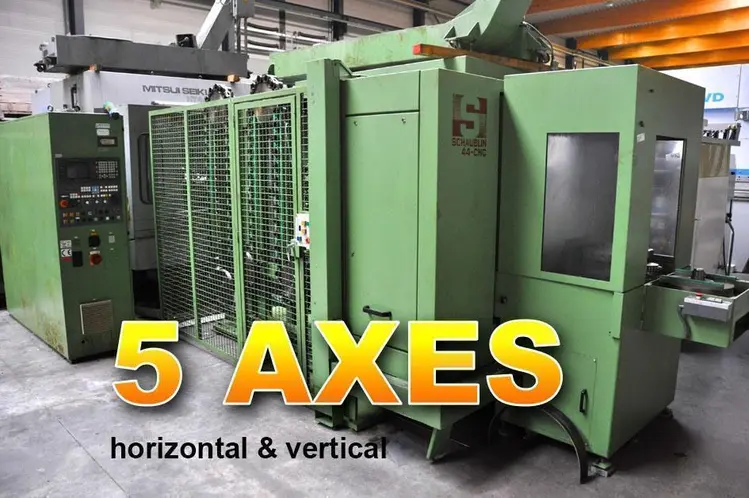 Used SCHAUBLIN 44 CNC X:520 - Y:520 - Z:420MM Vertical Machining Centers BE | Apt International N.V #361863