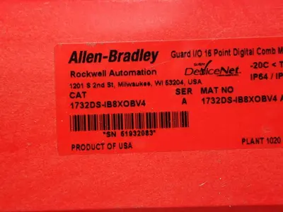 Used ALLEN BRADLEY 1732DSIB8XOBV4 Input / Output Modules | HGR 24 #733382