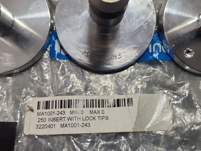 🆕️ *LOT OF 3* Sanitary .250 Disconnect Insert & Lock Tips MA1001-243⚡️🇺🇸 SHIP
