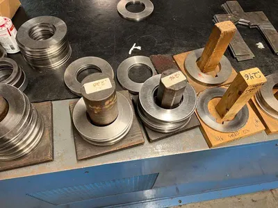 1969 STANAT 8" x 3" s-190 RING SLITTING LINE (14536) SLITTING LINES | Machinery International LLC (41)