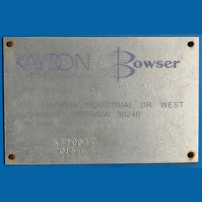 USED KAYDON - BOWSER KT100AH