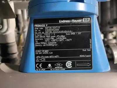 USED ENDRESS-HAUSER PROMASS 80F