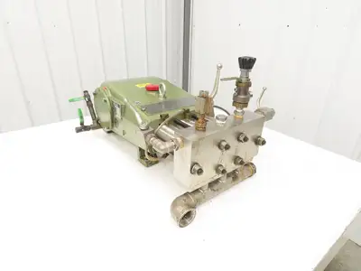 Arimitsu C-25200SW3E Stainless Triplex Plunger Pump 45.7L/min 2842psi 18.4kw