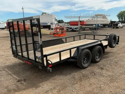 Used 2026 LOAD TRAIL 16' TANDEM AXLE Flatbed Trailers Michigan US | Miedema Asset Management Group #1693361