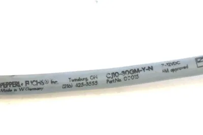 NEW PEPPERL & FUCHS CJ10-30GM-Y-N PROXIMITY SWITCH 00015 CJ1030GMYN