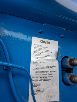 USED 2018 Genie GS-1930