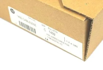 NEW ALLEN BRADLEY 1492-CABLE005E SER. C PRE WIRED CABLE FOR 1746 DIGITAL I/O