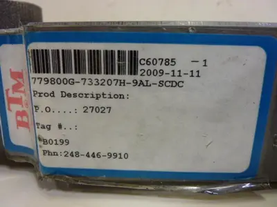 USED BTM CORP 779800G-733207H-9AL-SCDC