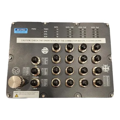 Used Advantech EKI-9516P-HV PLC Ethernet Equipment Saskatchewan CA | Tools of Industry #1496502