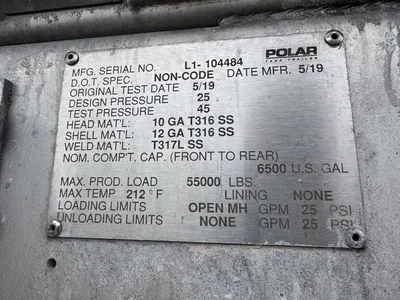 Used 2020 POLAR MILK TANKER Liquid Supply Trailers Minnesota US | Carco Truck & Equipment #1514237