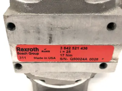 Used Bosch Rexroth 3842521436 Speed Reducers Michigan US | Maverick Industrial Sales #1475229