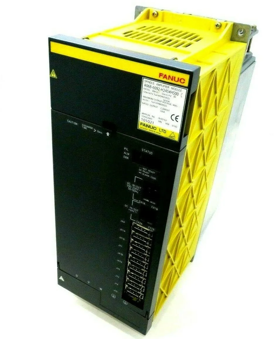 USED FANUC A06B-6092-H245#H500 SPINDLE APLIFIER MODULE A06B6092H245H500