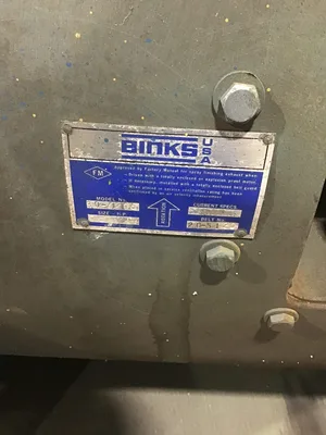 Binks 0-4806 Industrial Axial Flow Exhaust Fan