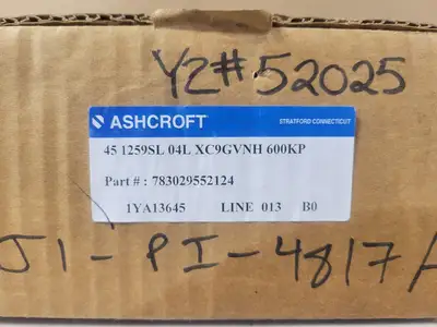 USED ASHCROFT 451259SL04LXC9GVNH