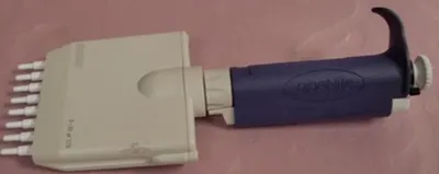 QTY. 1. RAININ 8 POSITION ADJUSTABLE PIPETTE. PIPE...