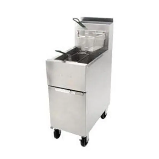Dean SR42G Super Runner Gas Floor Fryer 35-43 Pounds
