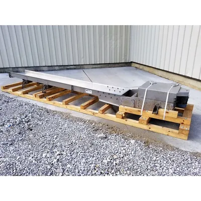 Used FMC Stainless Steel Vibrating Conveyor 18" X 13' long