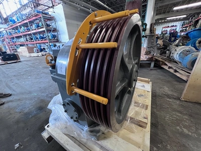 TorinDrive 0TG1-2510-HV-L-5/8" Overhead Elevator Traction Machine