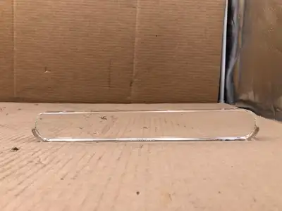 Ernst Flow 6-26309 Clear Flat Gauge / Sight Glass 10″ X 1-1/2″ X 1/2″ -NIB